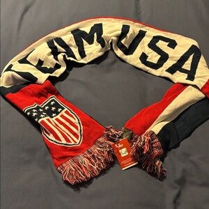 Team USA Red and White Scarf